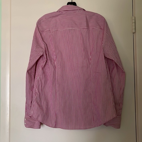 J. Crew Pink Stripes Button Down - Picture 3 of 3